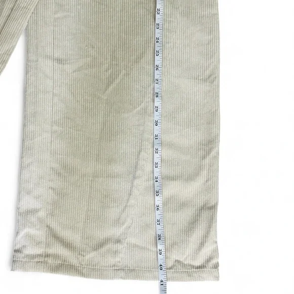 Women's Vintage mCorduroy Trousers Simple Wide Leg Trousers for in Khaki. Large - Picture 6 of 6